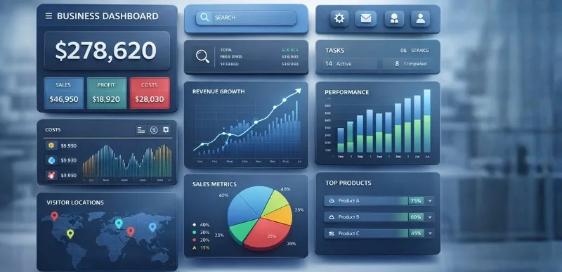 Custom Dashboard Development in Cyber Pearl